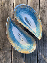 Ladda upp bild till gallerivisning, Blåmussla keramikskål