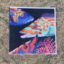 Ladda upp bild till gallerivisning, Kort med havets djur