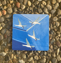 Ladda upp bild till gallerivisning, Glasunderlägg med havsmotiv 4-pack