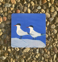 Ladda upp bild till gallerivisning, Glasunderlägg med havsmotiv 4-pack