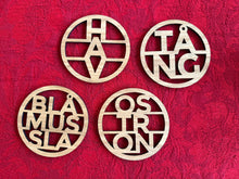 Ladda upp bild till gallerivisning, Glasunderlägg Hav