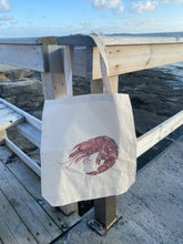 Ladda upp bild till gallerivisning, Tygkasse med räka