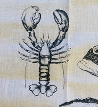 Ladda upp bild till gallerivisning, Kökshandduk med havets djur