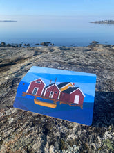 Ladda upp bild till gallerivisning, Serveringsbräda med sjöbodar