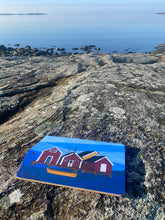 Ladda upp bild till gallerivisning, Serveringsbräda med sjöbodar