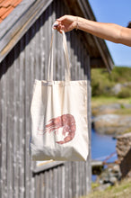 Ladda upp bild till gallerivisning, Tygkasse med räka