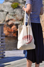 Ladda upp bild till gallerivisning, Tygkasse med räka