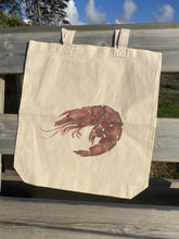 Ladda upp bild till gallerivisning, Tygkasse med räka