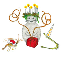 Ladda upp bild till gallerivisning, Norikos julkort 6 st