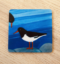 Ladda upp bild till gallerivisning, Glasunderlägg med havsmotiv 4-pack