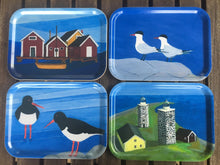 Ladda upp bild till gallerivisning, Brickor med havsmotiv